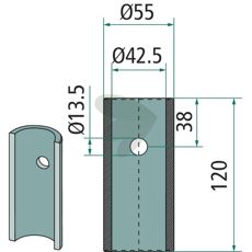 Almindelig svejsbøsning, en vigtig del for sikker og stabil drift.