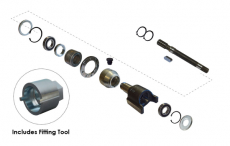 Drivaksel til foraksel New Holland - 48160664