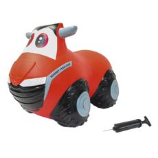 Massey Ferguson hoppende traktor, sjovt og interaktivt legetøj til børn.