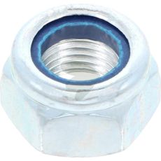 Nylockmøtrik, sikrer holdbar montering og forhindrer løsnen.