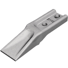 Skruetand 16 mm til skovlstål, robust design til tunge opgaver.