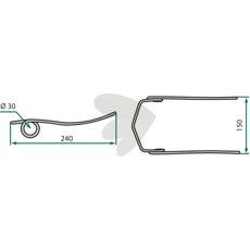 Fræsestang LA321023250, ideel til præcision og hurtig bearbejdning.