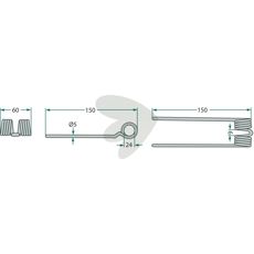 Kvalitets fjederpinde 02-049217 til pålidelig ydeevne.