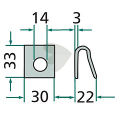 Holder 0292970, designet til at beskytte og sikre små dele.