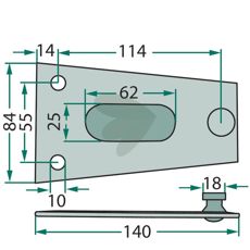 Knivholder nummer 11012010630.00, robust og pålidelig.
