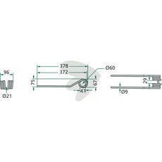Holdbare sort-blå fjederstifter til rotorrive, artikel 6580456.