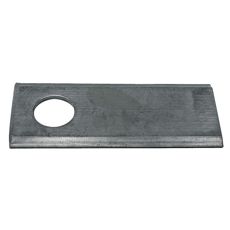 Slåskniv 108x46 mm med hul på 21 mm, ideel til landbrugsmaskiner.