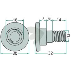 Klingeskrue 503175, 011064, designet til optimal ydeevne.