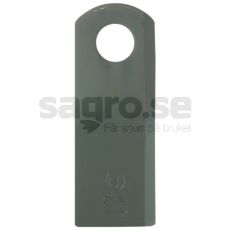 Slåkniv venstre 129x48 hul 21mm, ideel til græsklipning.