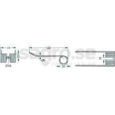 Pick-up fjederpinde model 80131673, kvalitetssatsning til dit udstyr.