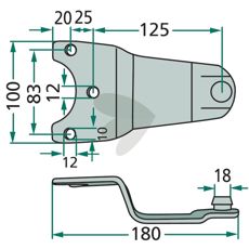 Knivholder 13622, pålidelig og holdbar til alle dine landbrugsbehov.
