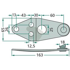 Knivholder 145106.2, giver sikkerhed og effektivitet i landbrugsmaskiner.
