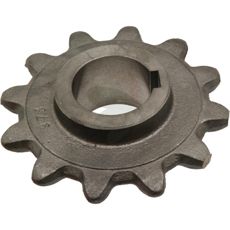 Kædehjul med 12 tænder, specifikt for materhus og øvre aksel.
