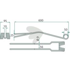 Riverpind Taarup (Kverneland) 600 mm, designet til at øge udbyttet.