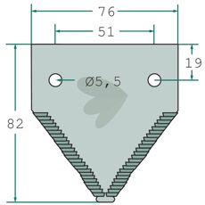 Tandet knivklinge 25-Pak, perfekt til kontinuerlig brug og udskiftning.