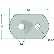 Knivholder 253042.3 og 253042.1, optimal til forskellige maskiner.