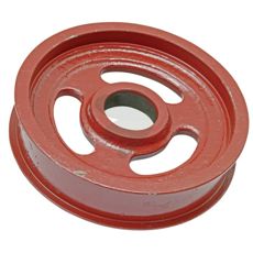 Robust spændrulle til halmknuser, forbedrer maskinens ydeevne og pålidelighed.