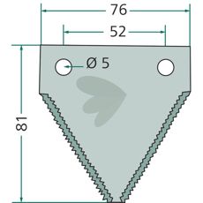Tandet kniv bund til avanceret skæreteknik og præcision.
