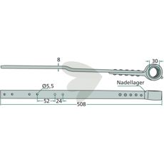 Knivhovede med nåleleje, designet til effektiv skæreydeevne.