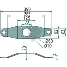 Knivholder 434133, sikker og effektiv løsning til dine skæreelementer.