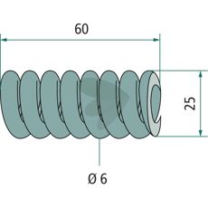 Trykfjeder 435181, kritisk komponent for effektiv funktion af maskiner.