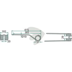 Riverotor Pöttinger 415mm for forbedret græsopsamling.