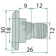 Knivbolt 426887, pålidelig og holdbar til dine maskiner.