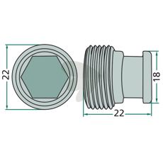 Skrue 503177, perfekt til forskellige konstruktioner og installationsarbejder.