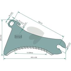 Ladvognskniv af høj kvalitet til effektiv lastning og transport af materialer.