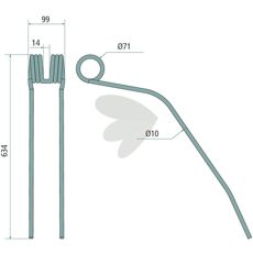 Krone stift til flere anvendelser, holdbar og pålidelig.