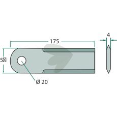 Glathugskniv i 25-pak, ideel til jævne overflader og præcise snit.