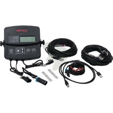 Pressefugtmåler Farmex for at måle tryk i hydrauliske systemer og maskiner.