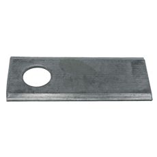 Kraftfuld Slåkniv 123x45 mm med hul 18,5 mm, til hårdføre opgaver.