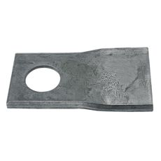 Højre slåkniv 93x47 mm med hul 19 mm, ideel til landbrug og græsarealer.