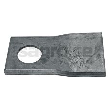 Venstre skårlæggerkniv 100x40 mm med 19 mm hul til præcis og effektiv klipning.