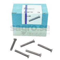 Runde hovednitter 6,3X16 mm, pakket i ca. 100 stykker til robuste monteringsløsninger.