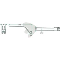 Riverpind Niemeyer 585 mm 600040, perfekt til krævende opgaver.