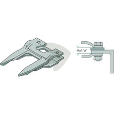 Dobbeltfinger 12 mm til System Schumacher, høj kvalitet og holdbarhed til effektiv brug.