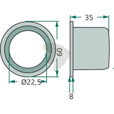 Bøsning for vindtør, en væsentlig komponent for maskinens ydeevne.