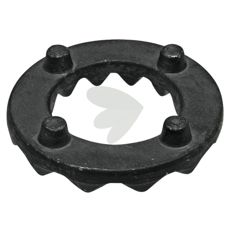 Slipkobling for kornudtømning giver høj effektivitet og holdbarhed.