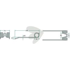 Innovation med Claas 190 mm pick-up stift - øg produktiviteten enkelt.