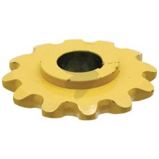 Holdbart kædehjul med etiket 84072022, ideelt til landbrugsmaskiner.