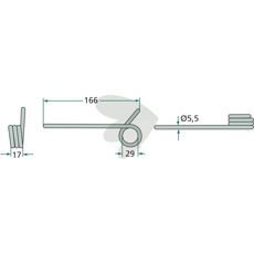 Højkvalitets Claas 166 mm pick-up fingre, garanterer pålidelig ydeevne.