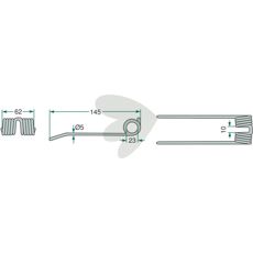 Fjederspidser til pick-up, model 87005703, stærke og pålidelige.