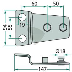 Knivholder 9492681, der tilbyder holdbarhed og stabilitet ved brug.