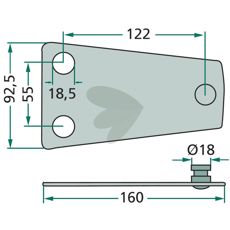 Knivholder 9509510 er designet til at optimere din maskines præstation.