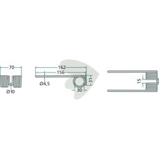 Claas 162 mm pick-up pig, designet til at give bedste ydeevne inden for landbrug.