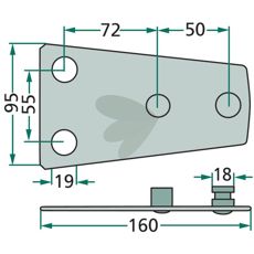 Knivholder 9474271 til effektivt arbejde med skæreværktøj og maskiner.