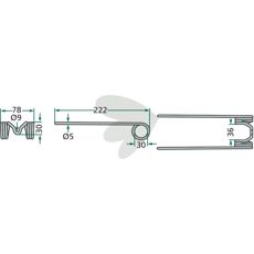 John Deere 222 mm pind, designet til at maksimere indsamlingseffektivitet.