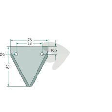 Klinge D44100000, højtydende skæreværktøj til professionel brug.